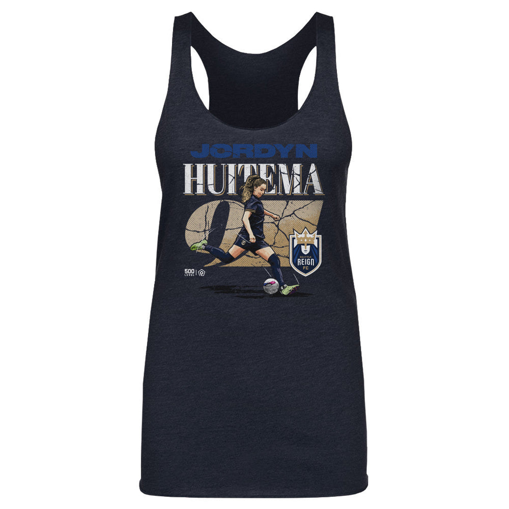 Jordyn Huitema Seattle Reign FC Cracked Number WHT (ONLINE ONLY)