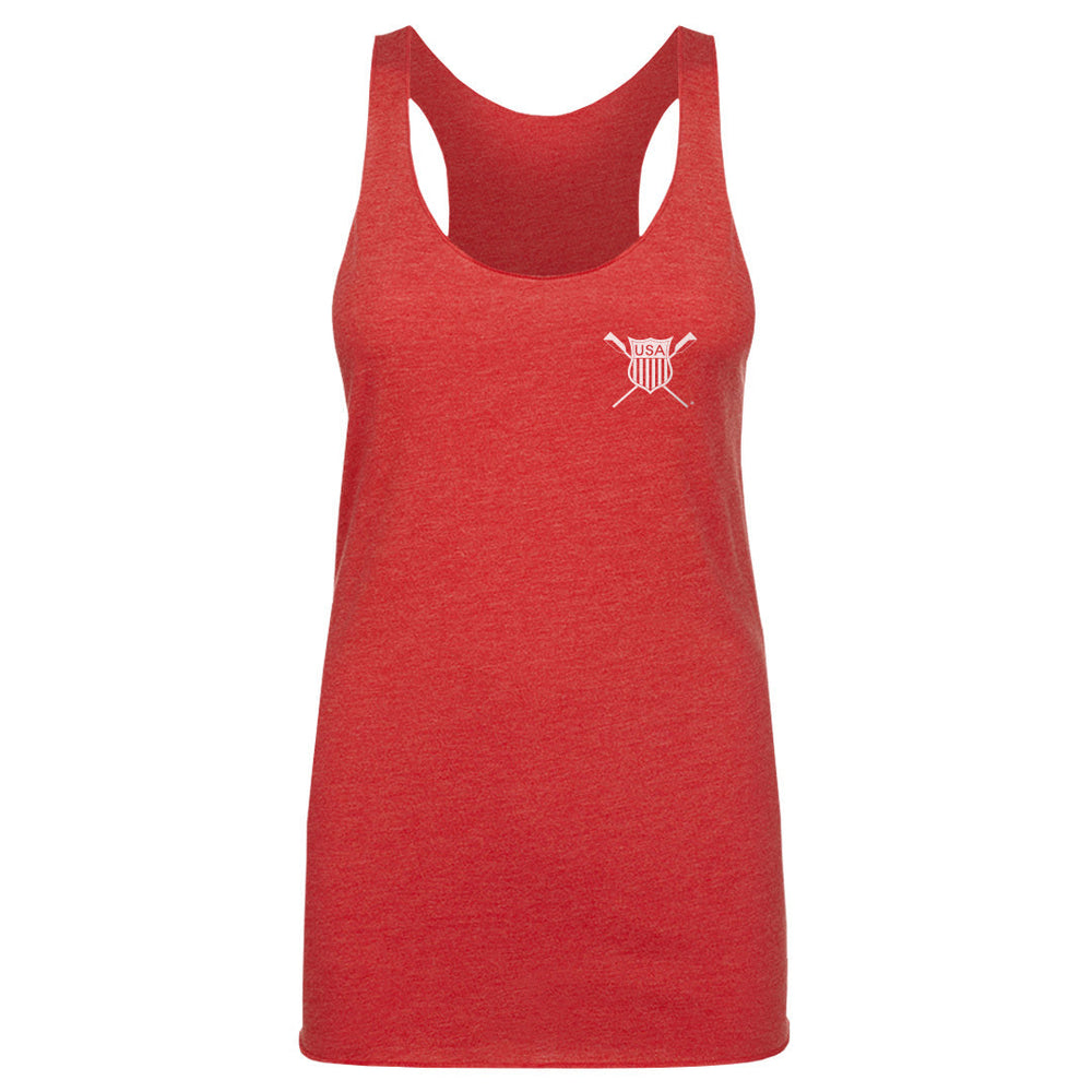 USRowing Emblem Pocket White WHT (ONLINE ORDER ONLY)