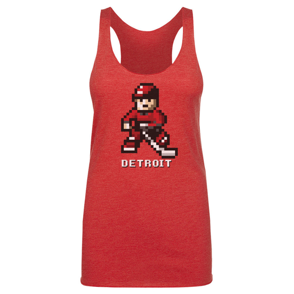 Detroit Hockey 8-bit WHT (ONLINE ORDER ONLY)