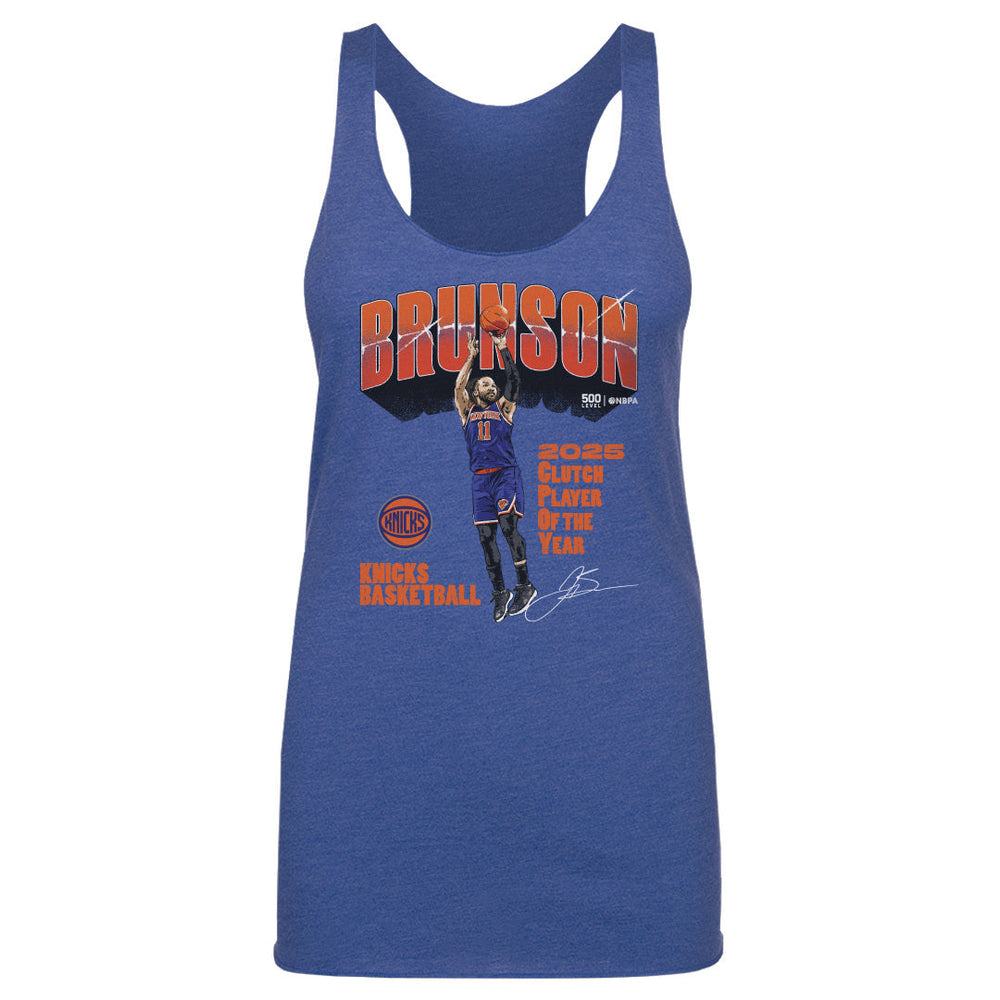 Jalen Brunson New York Knicks 2025 Clutch Player Of The Year WHT (ONLINE ORDER ONLY)
