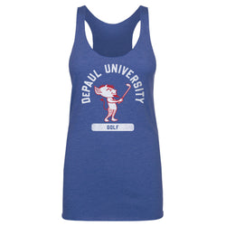 DePaul Blue Demons Mascot Golf WHT (ONLINE ORDER ONLY)
