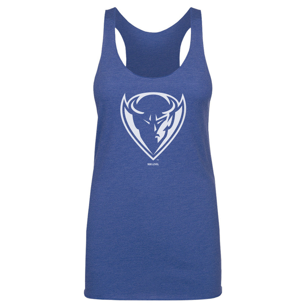 DePaul Blue Demons Primary Logo White WHT (ONLINE ORDER ONLY)