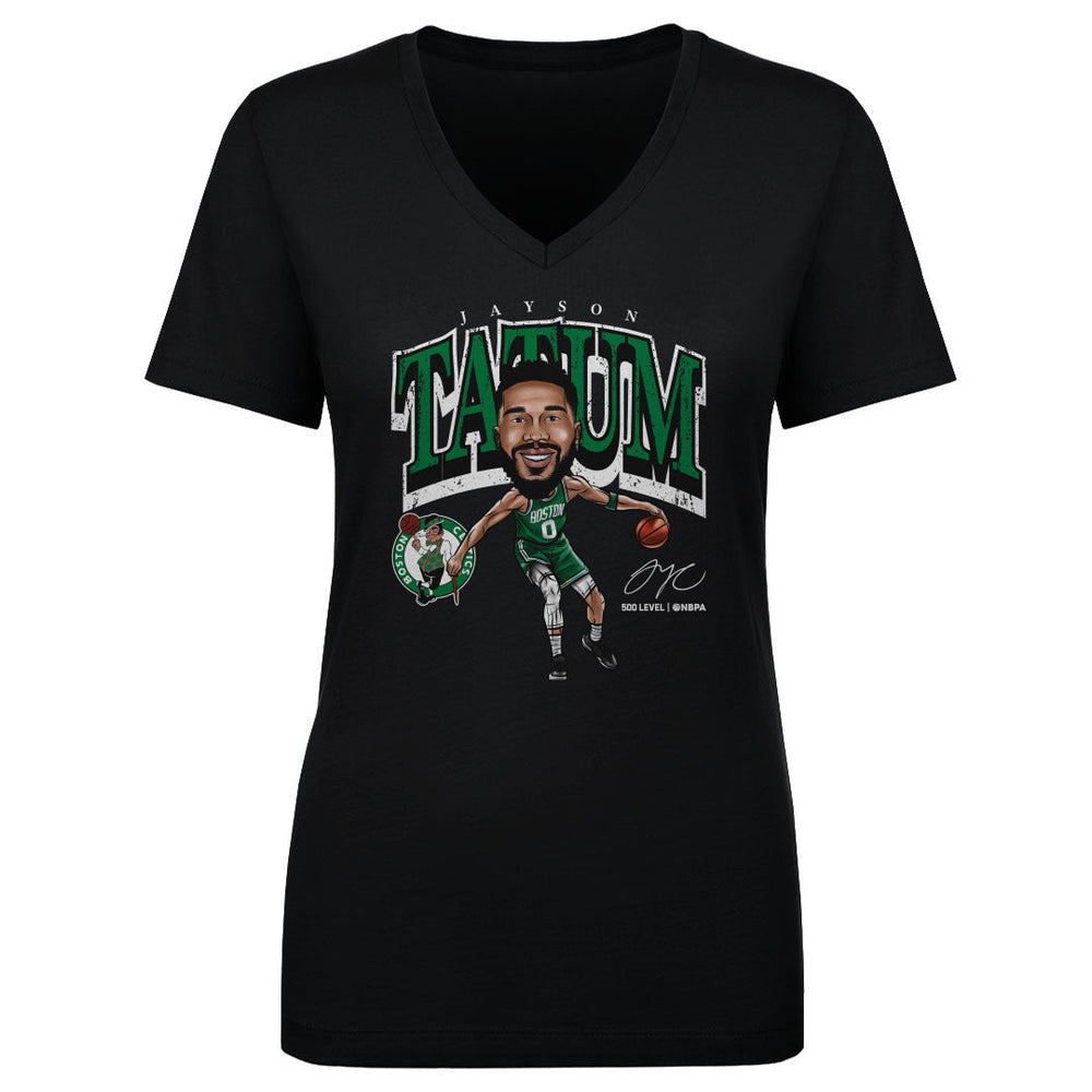 Jayson Tatum Boston Celtics Cartoon WHT (ONLINE ORDER ONLY)