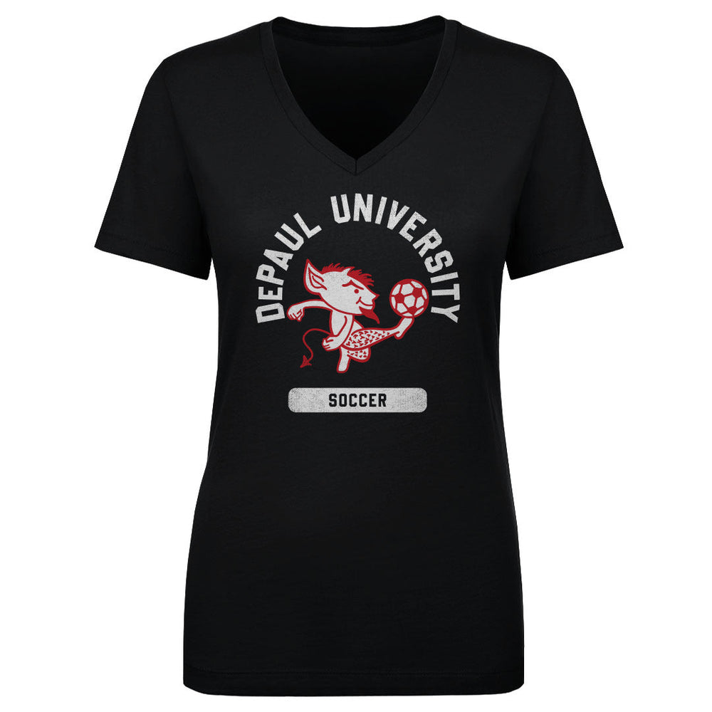 DePaul Blue Demons Mascot Soccer WHT (ONLINE ORDER ONLY)