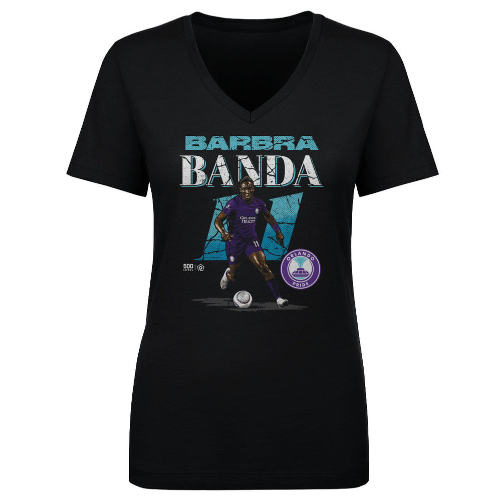 Barbra Banda Orlando Pride Cracked Number WHT (ONLINE ORDER ONLY)