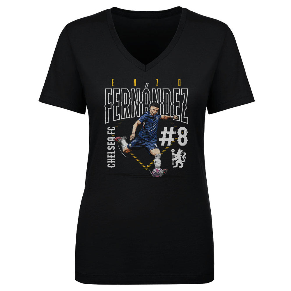 Enzo Fernandez Chelsea FC Outline Number WHT (ONLINE ORDER ONLY)