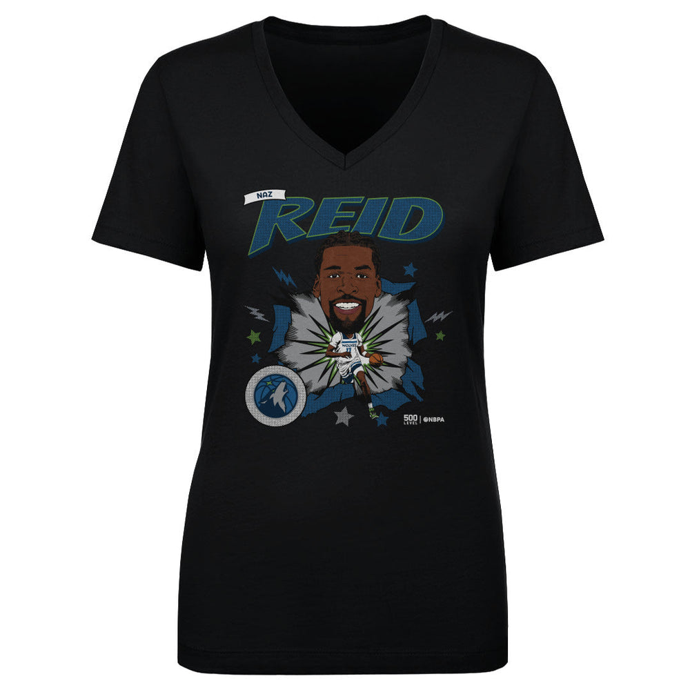 Naz Reid Minnesota Timberwolves Caricature WHT (ONLINE ORDER ONLY)