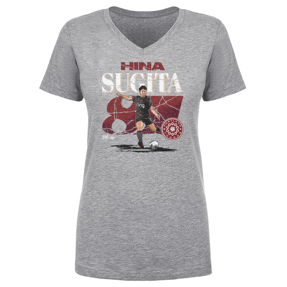 Hina Sugita Portland Thorns FC Cracked Number WHT (ONLINE ORDER ONLY)