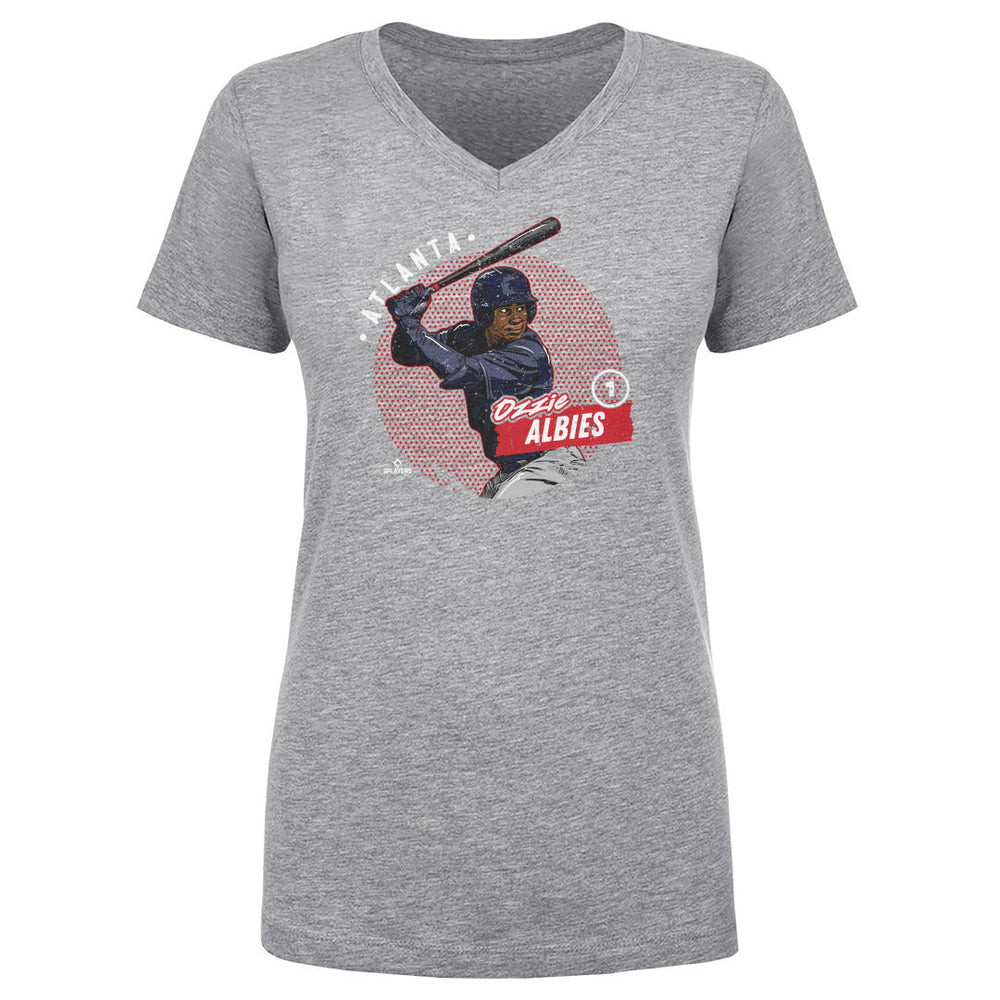 Ozzie Albies Atlanta Dots WHT (ONLINE ORDER ONLY)