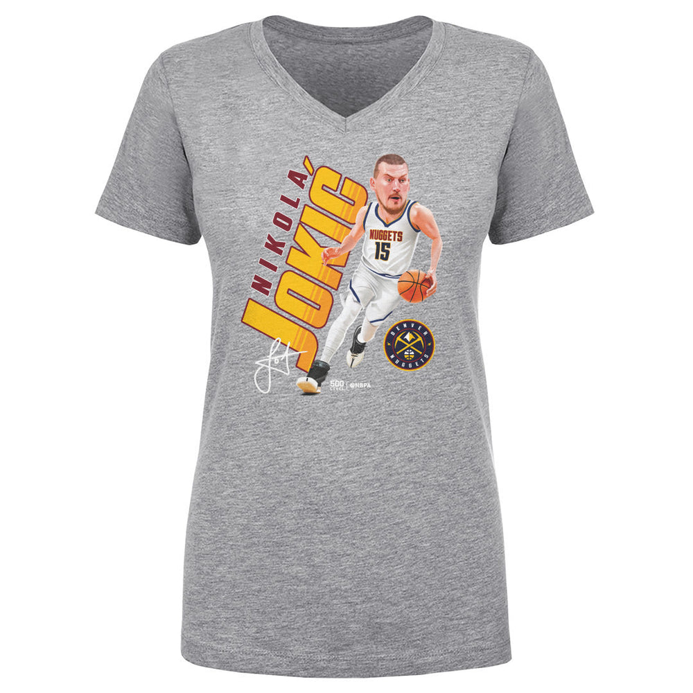 Nikola Jokic Denver Nuggets Caricature WHT (ONLINE ORDER ONLY)