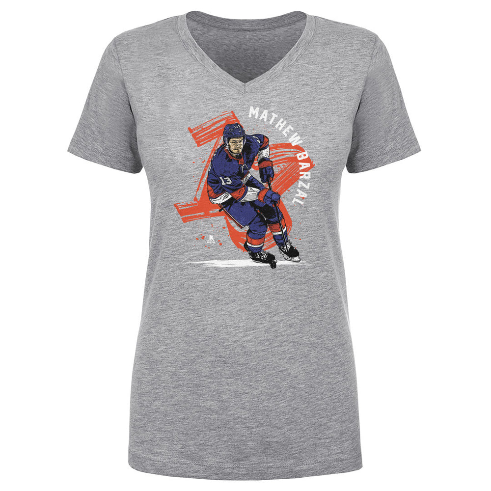Mathew Barzal New York I Brush WHT