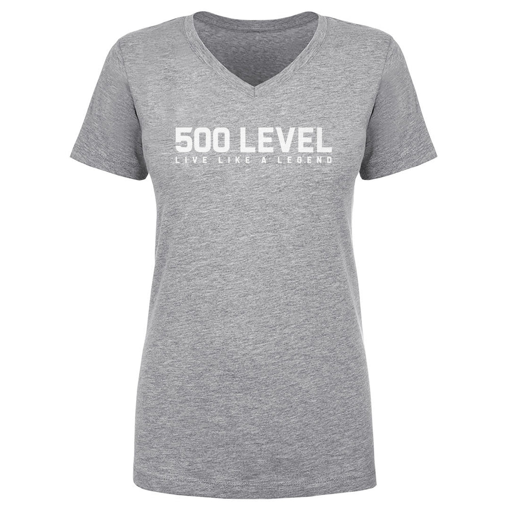 500 LEVEL Wordmark WHT (ONLINE ORDER ONLY)