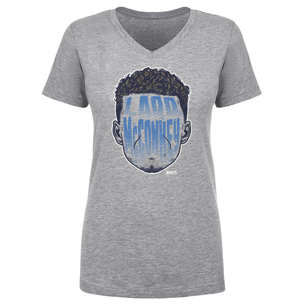Ladd McConkey Los Angeles C Player Silhouette WHT (ONLINE ORDER ONLY)