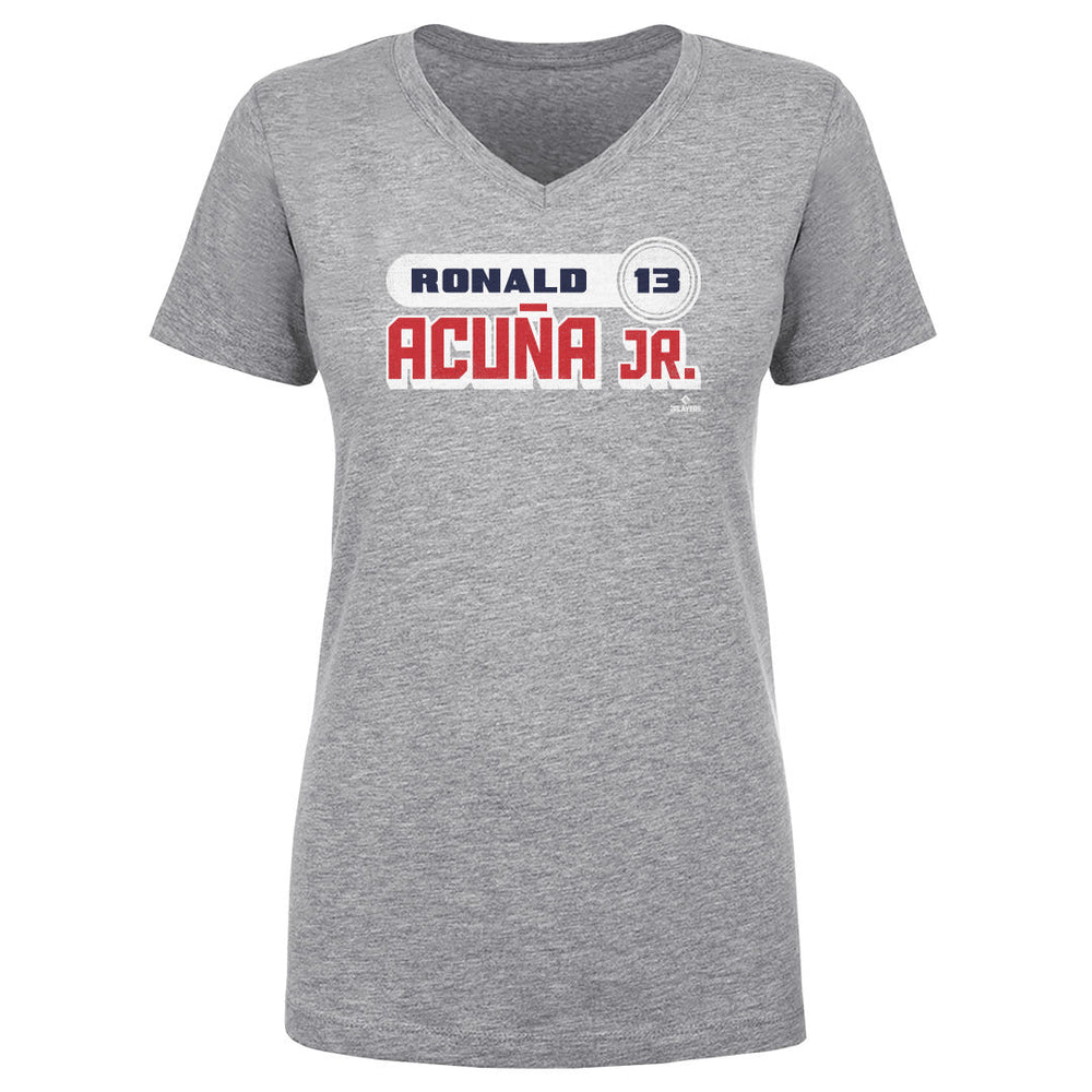 Ronald Acuna Jr. Retro Font WHT (ONLINE ORDER ONLY)