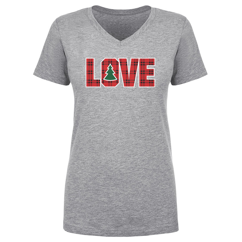 Christmas LOVE Christmas Plaid WHT (ONLINE ORDER ONLY)