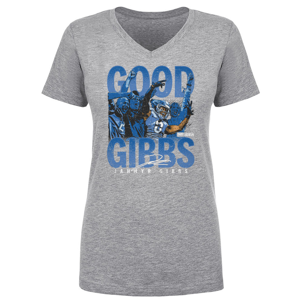 Jahmyr Gibbs Detroit Crowd Celebration WHT (ONLINE ORDER ONLY)