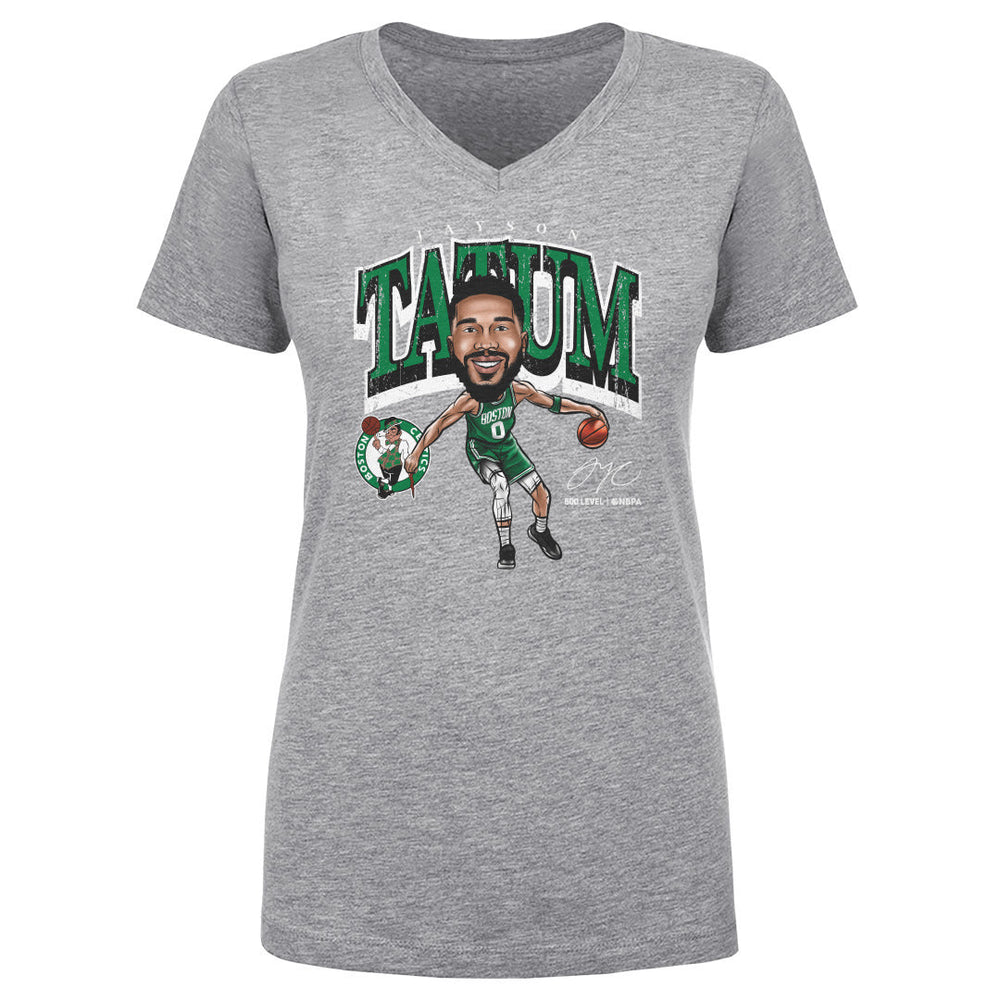 Jayson Tatum Boston Celtics Cartoon WHT (ONLINE ORDER ONLY)