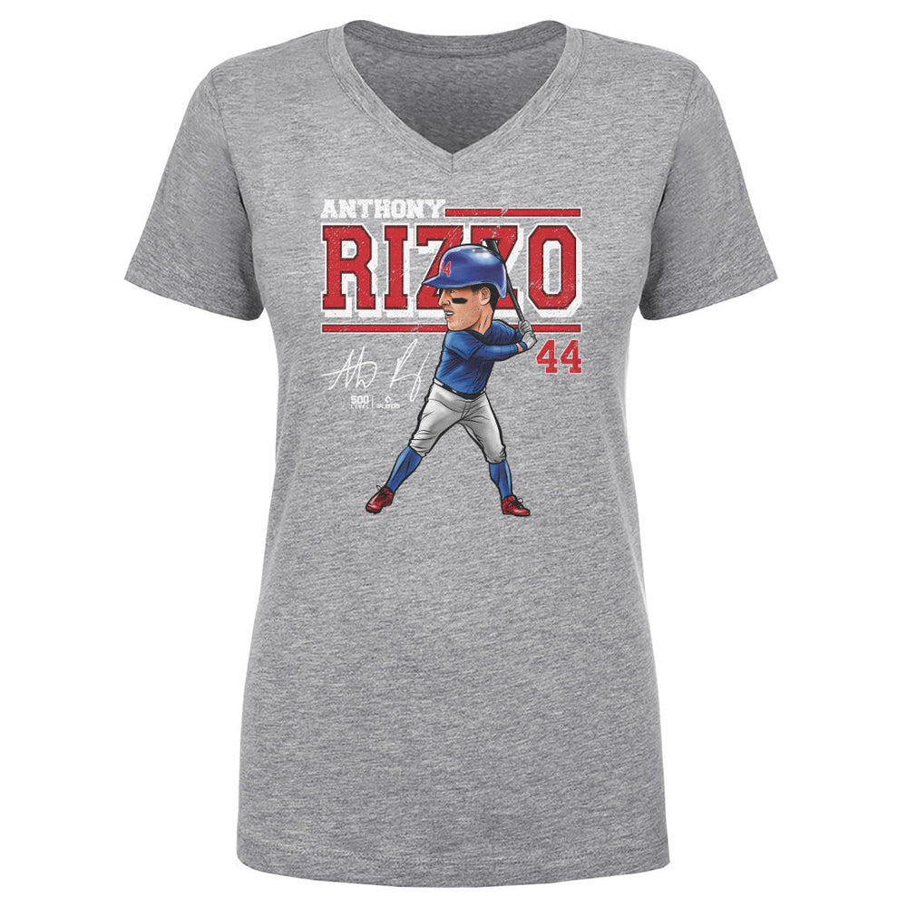 Anthony Rizzo Chicago C Cartoon WHT (ONLINE ORDER ONLY)