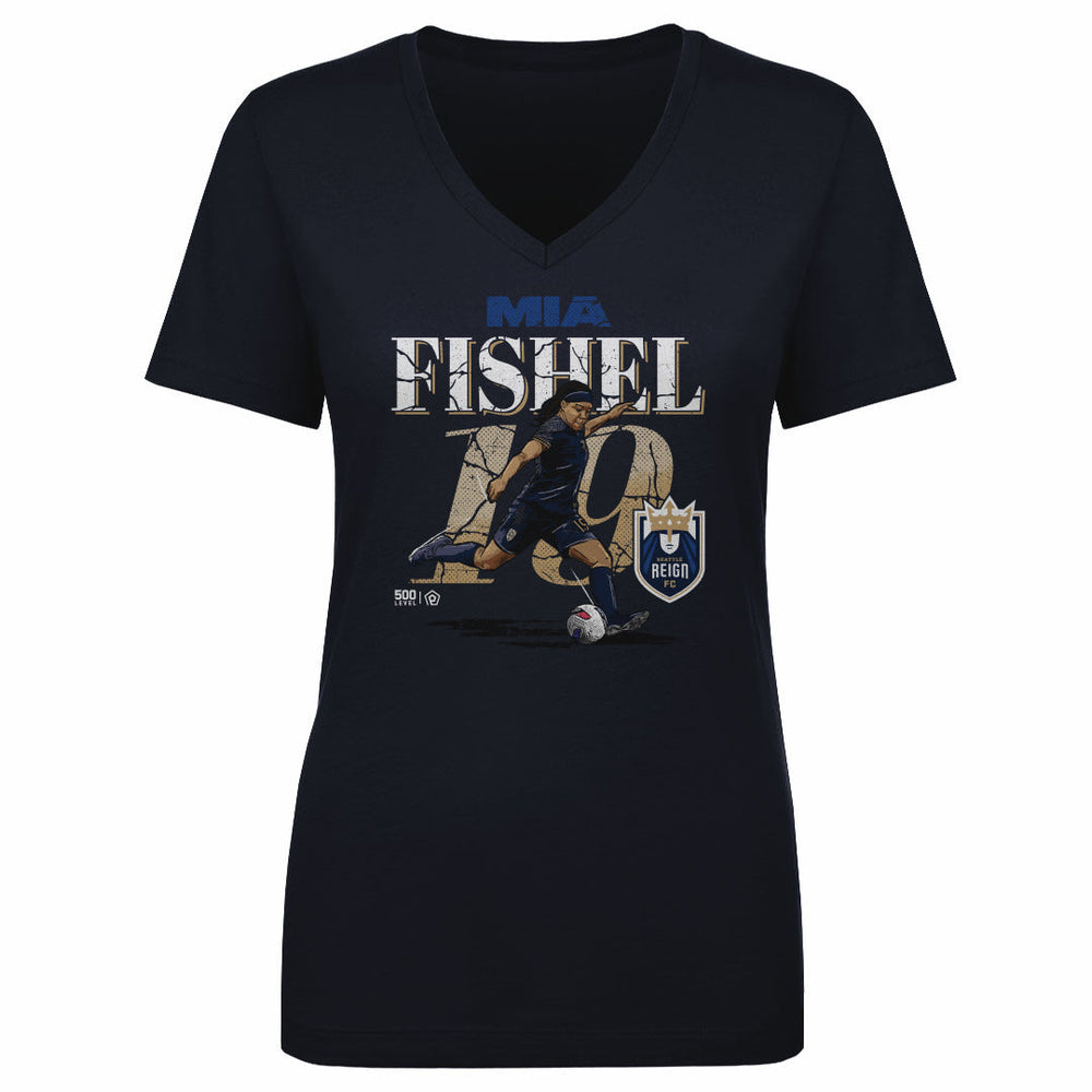 Mia Fishel Seattle Reign Cracked Number WHT (ONLINE ORDER ONLY)