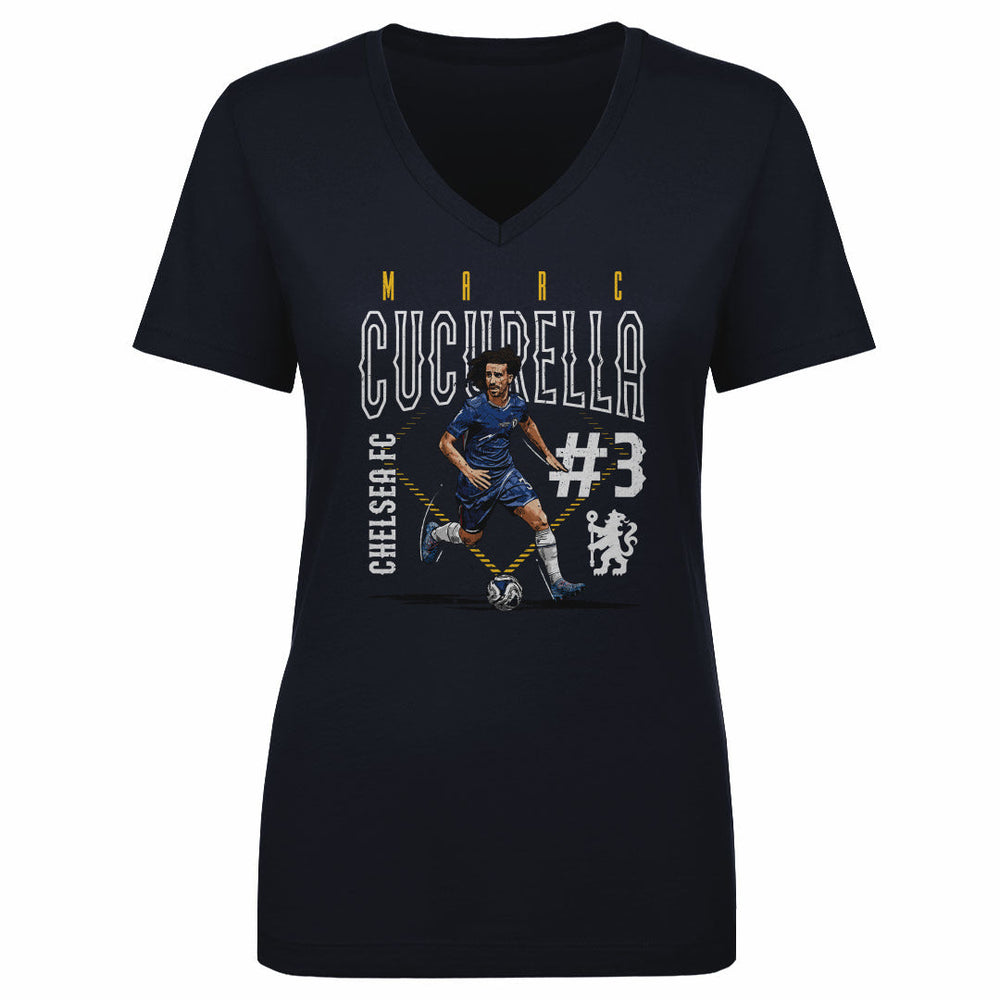 Marc Cucurella Chelsea FC Outline Number WHT (ONLINE ORDER ONLY)