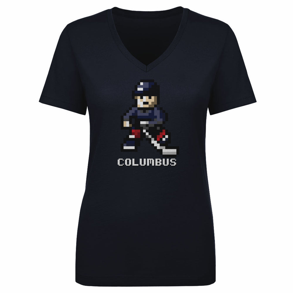 Columbus Hockey 8-bit WHT (ONLINE ORDER ONLY)