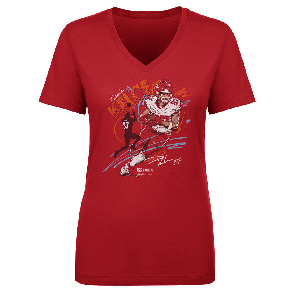 Travis Kelce Kansas City Scribble WHT (ONLINE ORDER ONLY)