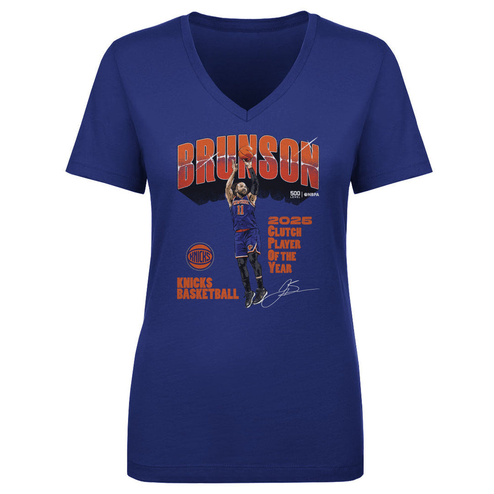 Jalen Brunson New York Knicks 2025 Clutch Player Of The Year WHT (ONLINE ORDER ONLY)