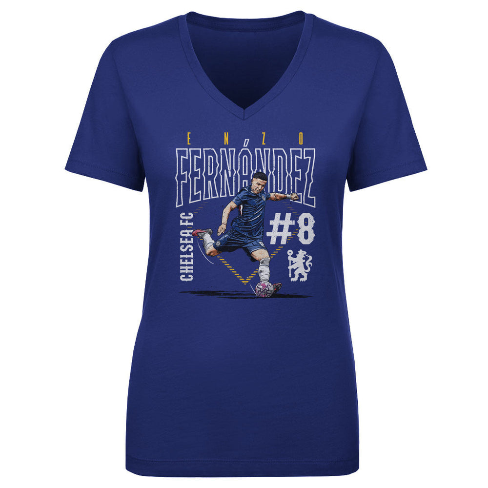 Enzo Fernandez Chelsea FC Outline Number WHT (ONLINE ORDER ONLY)