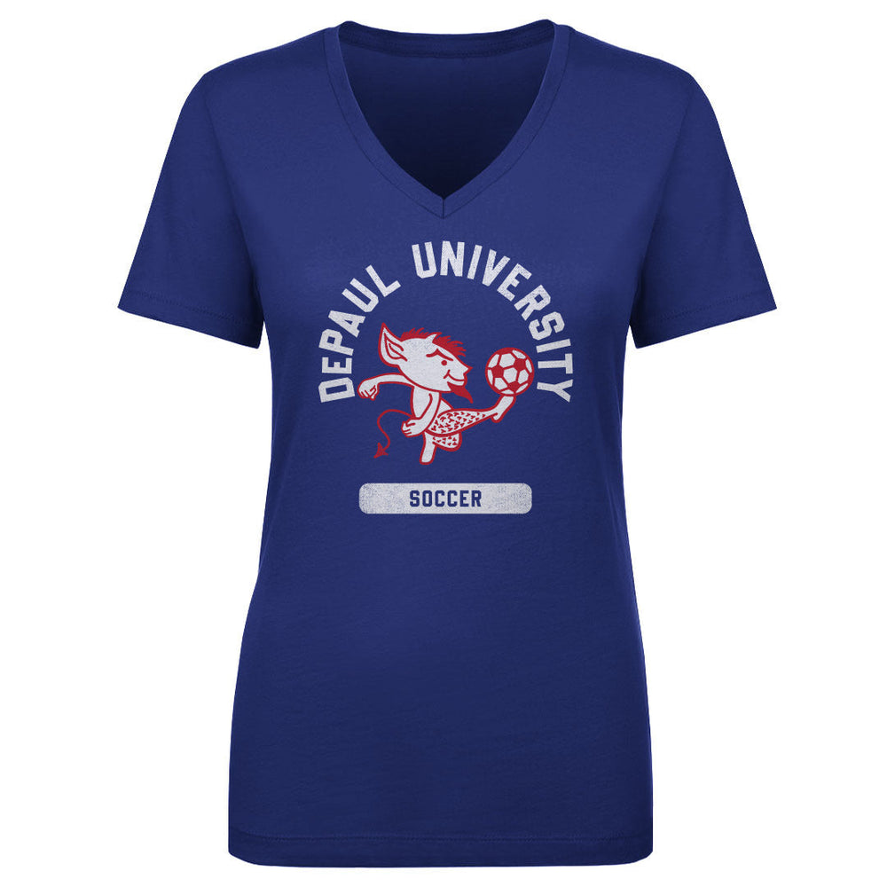 DePaul Blue Demons Mascot Soccer WHT (ONLINE ORDER ONLY)