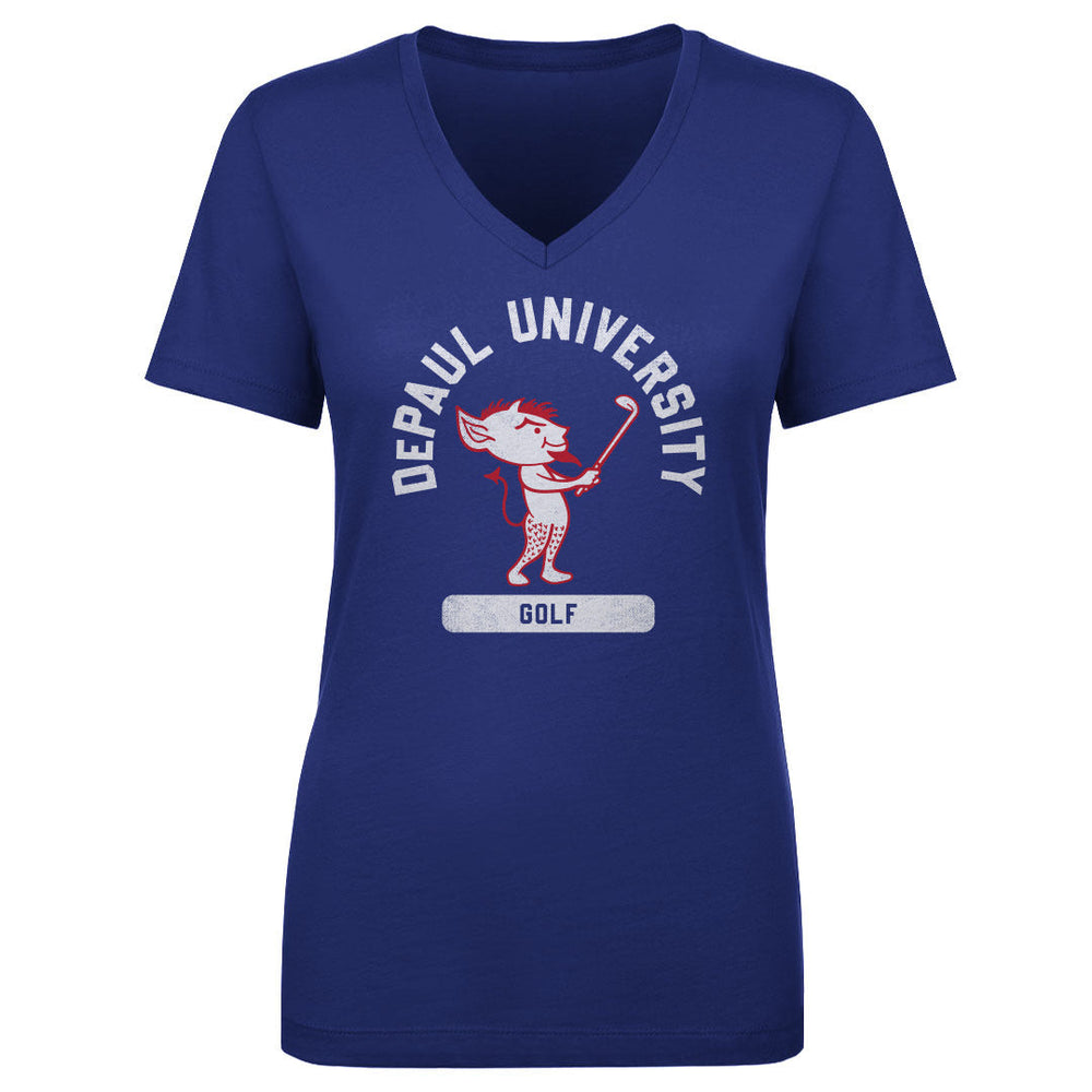 DePaul Blue Demons Mascot Golf WHT (ONLINE ORDER ONLY)