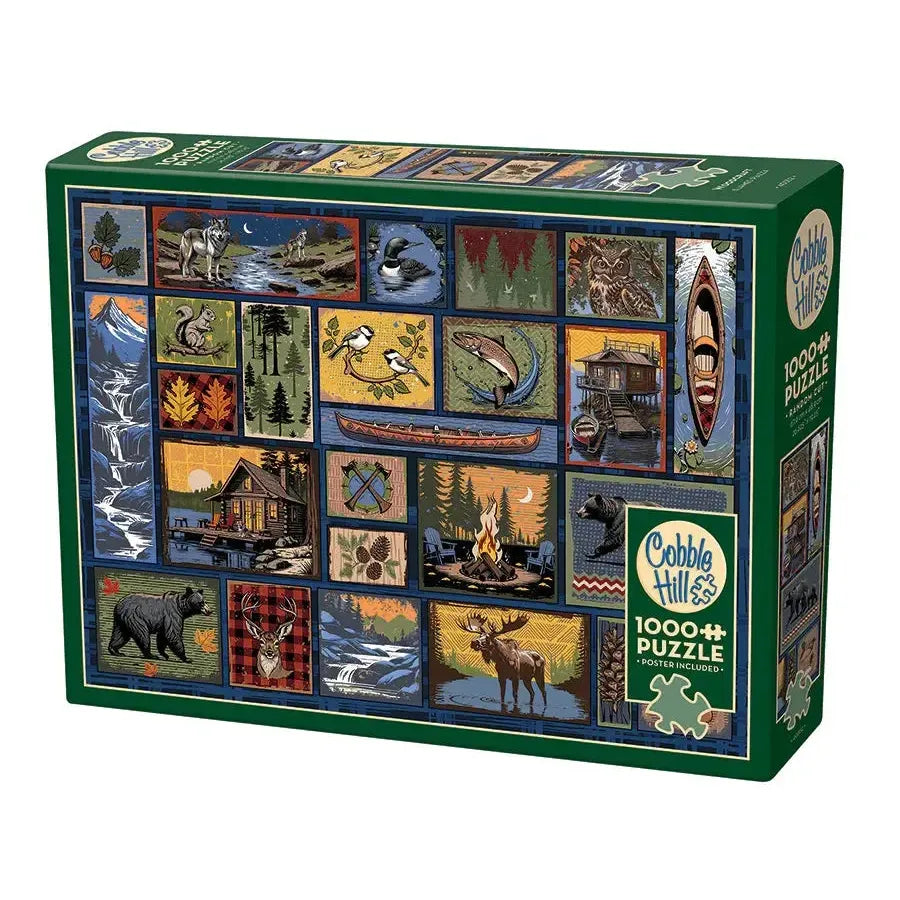 Woodcraft 1000 Piece Jigsaw Puzzle Cobble Hill (ONLINE ORDER ONLY)