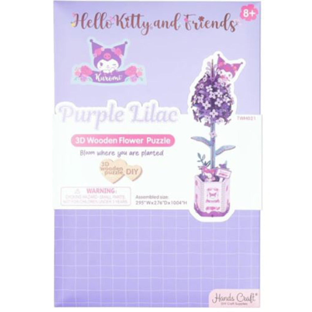 Wooden Puzzle: Hello Kitty® and Friends Kuromi Lilac