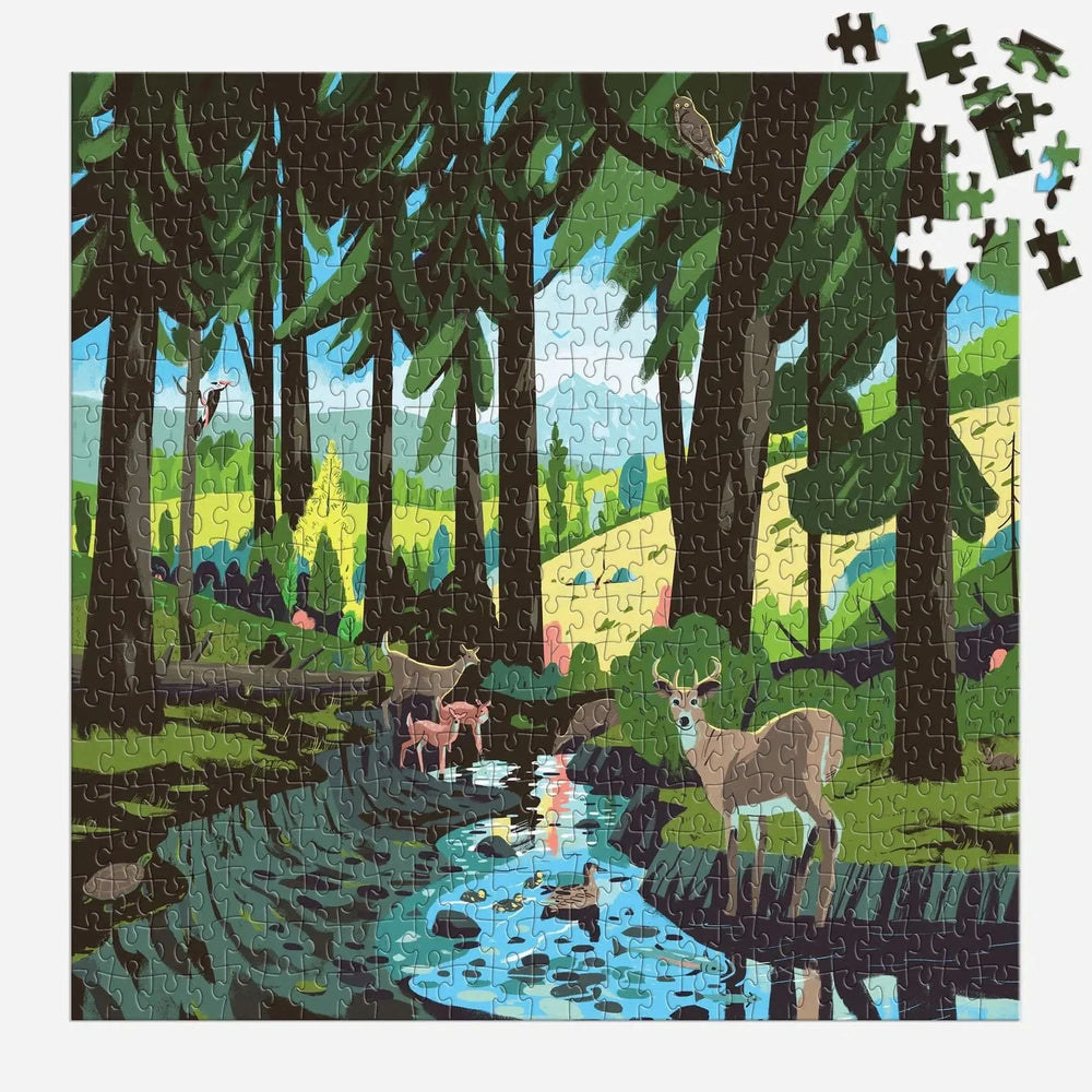 Woodland Pass 500 Piece Jigsaw Puzzle Galison (ONLINE ORDER ONLY)