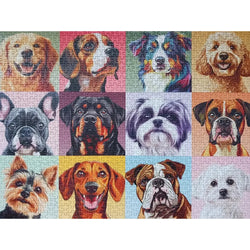 Woof, Yarf, Rowf 1000 Piece Jigsaw Puzzle Snappy (ONLINE ORDER ONLY)