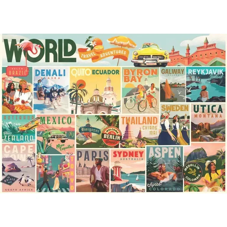World Travel Adventures 1000 Piece Jigsaw Puzzle HGB (ONLINE ORDER ONLY)
