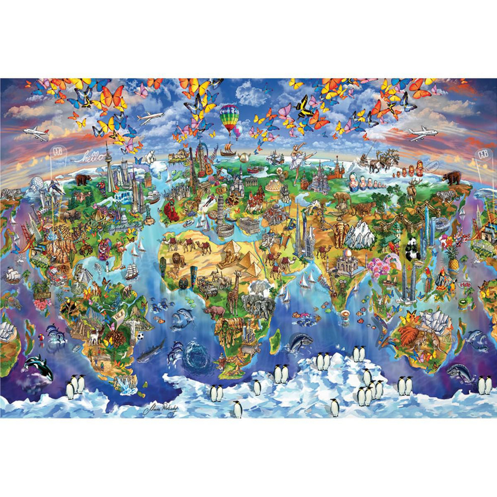 World Wonders 5000 Piece Jigsaw Puzzle Eurographics (ONLINE ORDER ONLY)