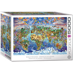 World Wonders 5000 Piece Jigsaw Puzzle Eurographics (ONLINE ORDER ONLY)