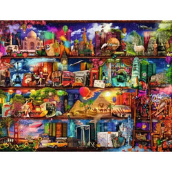 World of Books 2000 Piece Jigsaw Puzzle Ravensburger (ONLINE ORDER ONLY)