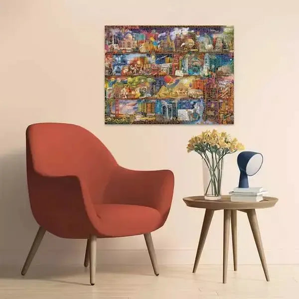 World of Books 2000 Piece Jigsaw Puzzle Ravensburger (ONLINE ORDER ONLY)