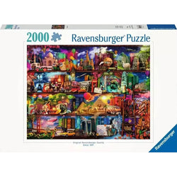 World of Books 2000 Piece Jigsaw Puzzle Ravensburger (ONLINE ORDER ONLY)