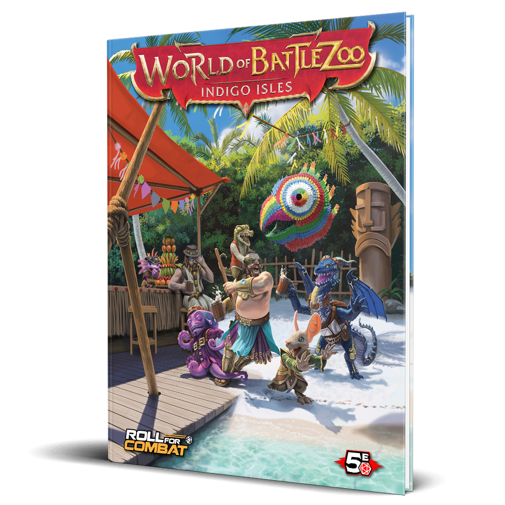 World of Battlezoo: Indigo Isles Hardcover & PDF (Online Order Only)