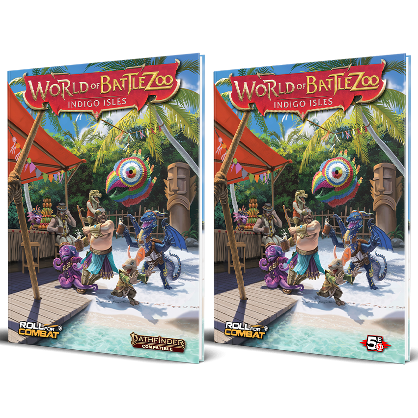 World of Battlezoo: Indigo Isles Hardcover & PDF (Online Order Only)