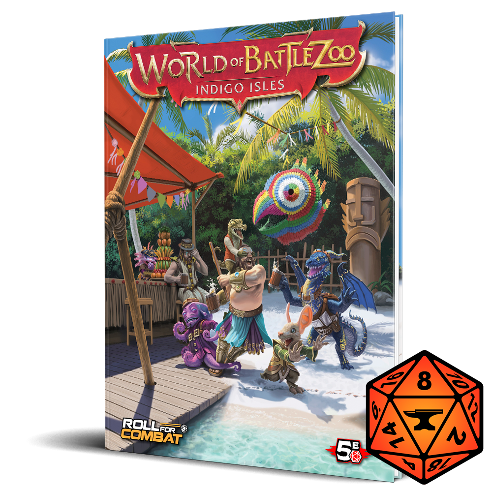 World of Battlezoo: Indigo Isles Hardcover & PDF (Online Order Only)