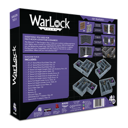 WarLock Tiles: Dungeon Tiles II – Full Height Stone Walls (ONLINE ORDER ONLY)