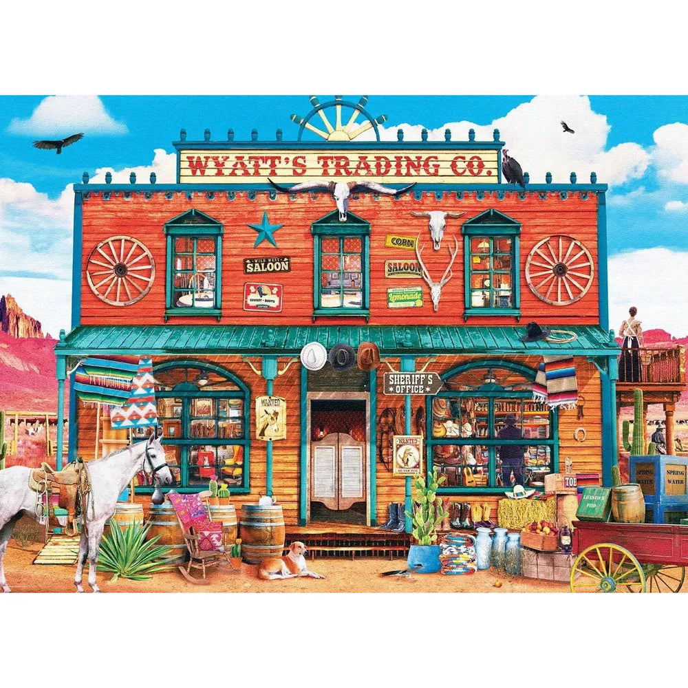 Wyatt's Trading Co 1000 Piece Jigsaw Puzzle Eurographics (ONLINE ORDER ONLY)