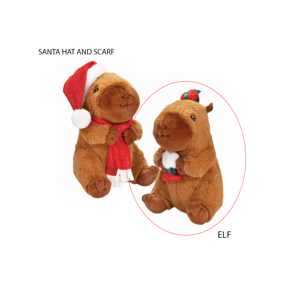 Fiesta: Holiday - 10.5 Inch Christmas Capybara (ONLINE ORDER ONLY)