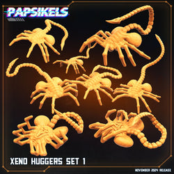 3D Printed Papsikels Xeno Huggers Set 1 Nov 2024 Scifi 28mm 32mm (Online Only)