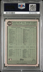 2023 TOPPS HERITAGE ACUNA JR/JUDGE  #336 - PSA 10 (Online Order Only)