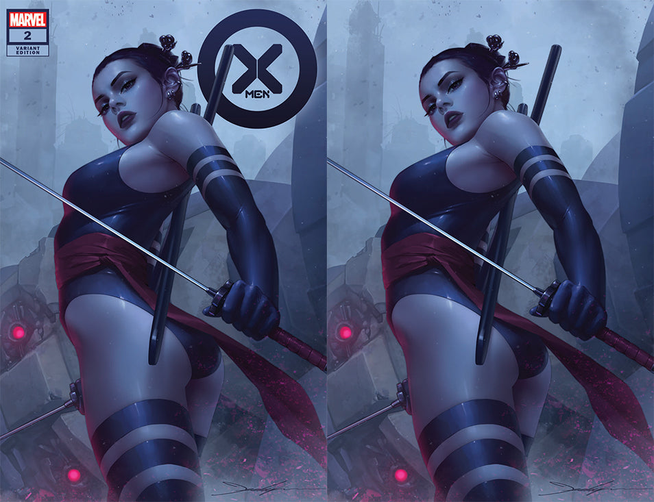 X-Men #2 Jeehyung Lee Psylocke Variant Pin-Up GGA (08/11/2021) Marvel (ONLINE ORDER ONLY)