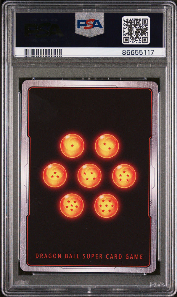 2022 DRAGON BALL SUPER MYTHIC BOOSTER ANDRD.18, PRFTNS.PREY #P-210 - PSA 10 (Online Order Only)